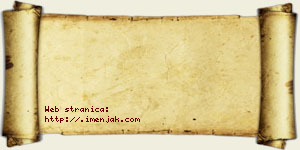 Jasmina Sebić vizit kartica